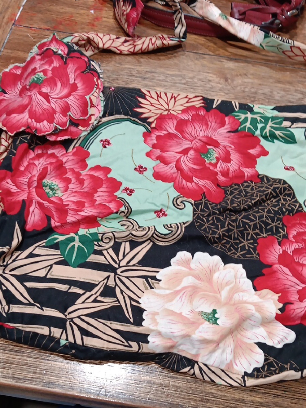 Handmade  Floral Tote bag
